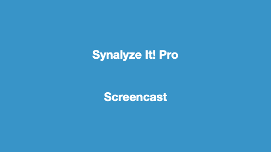 synalyze it review